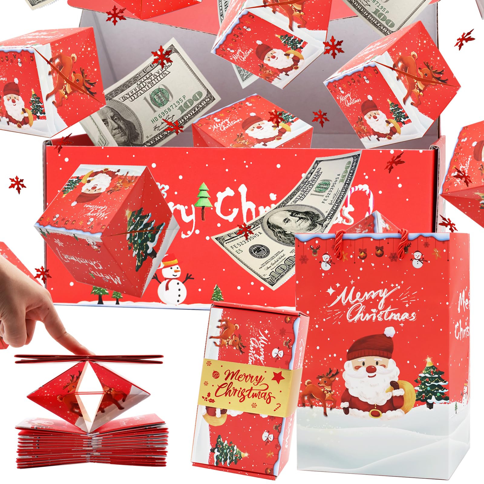 Merry Christmas Exploding Gift Box