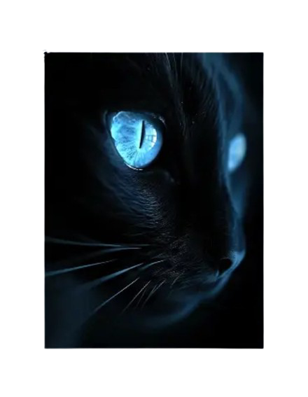 Blue Cat Painting